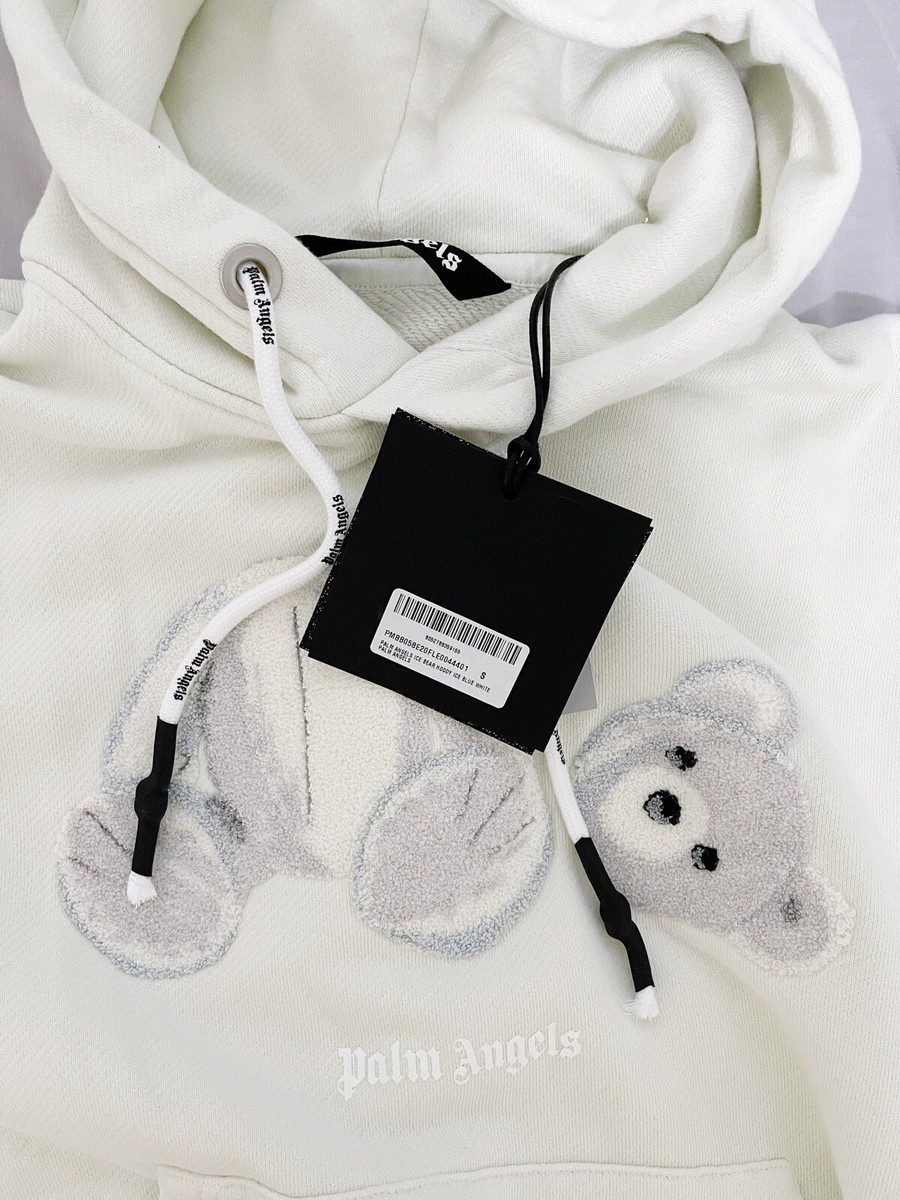 Palm Angels Ice Blue Bear Hoodie | eBay
