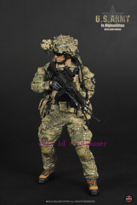 Soldier Story 1/6 Ss068 U.S. Army In Afghanistan M249 Gunner