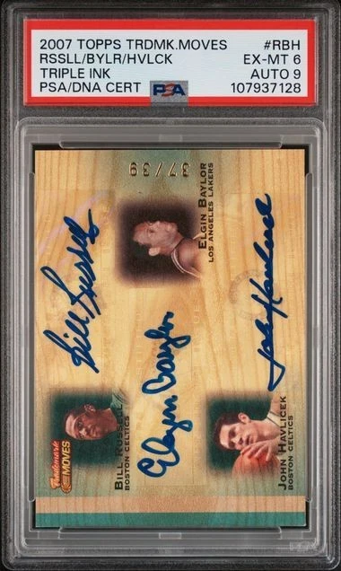 Bill Russell Autographed Basketball Trading Cards for sale | eBay