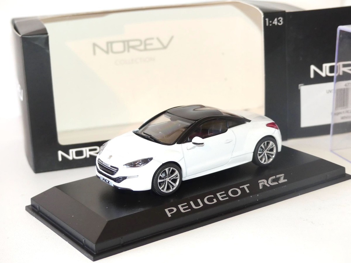 PEUGEOT RCZ 2013 Blanc NOREV 1:43 3551094738685 | eBay