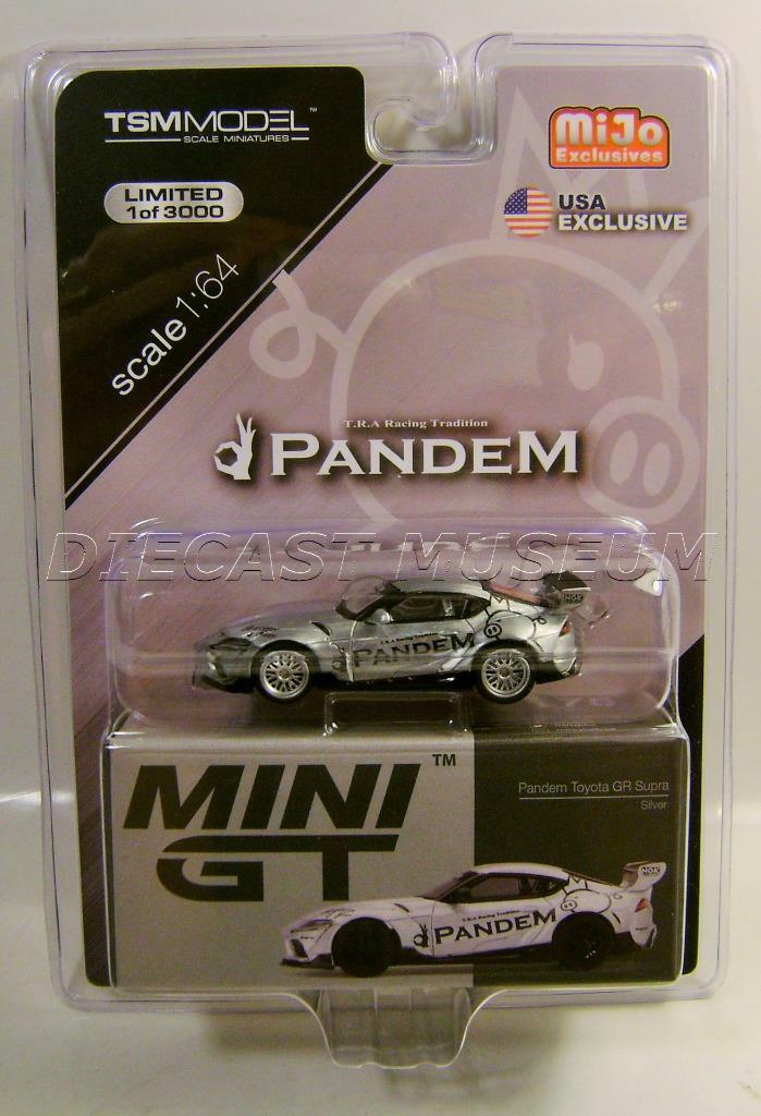 TOYOTA GR SUPRA SILVER CHROME CHASE PANDEM PIG USA MIJO TSM MODEL