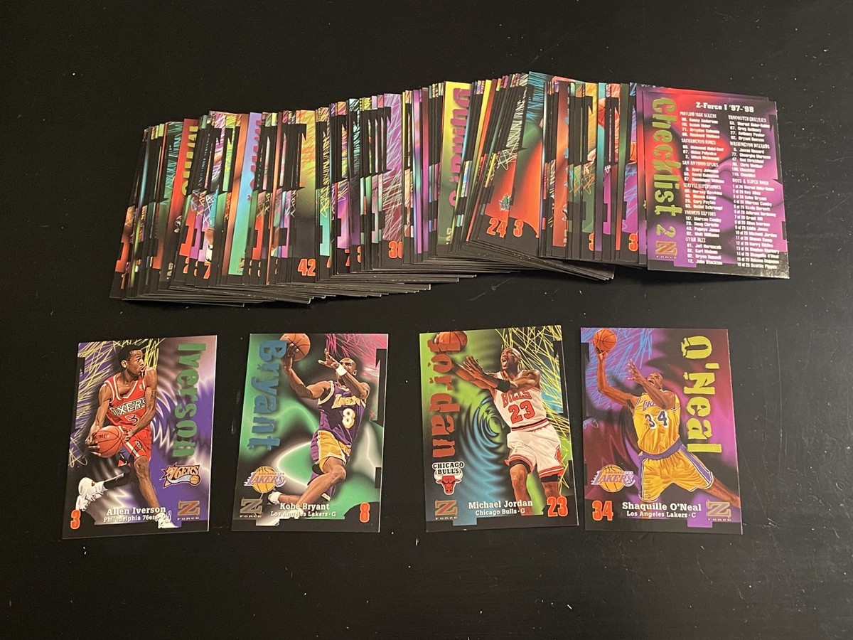 1997-98 SkyBox Z-Force Series 1 Complete Set 1-110 Michael Jordan