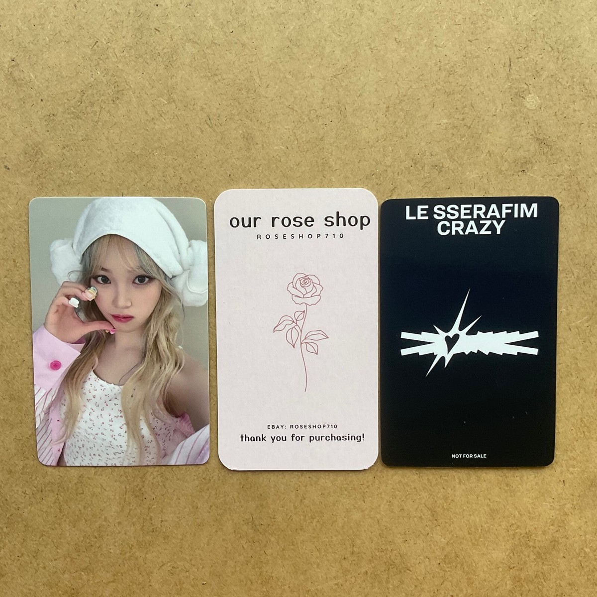 LE SSERAFIM Crazy Official UMS Universal Music Lucky Draw LD JP