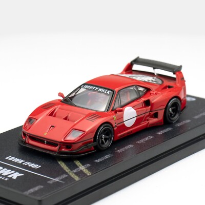 INNO64 LIBERTY WALK LBWK FERRARI F40 RED & WHITE TOKYO AUTO SALON
