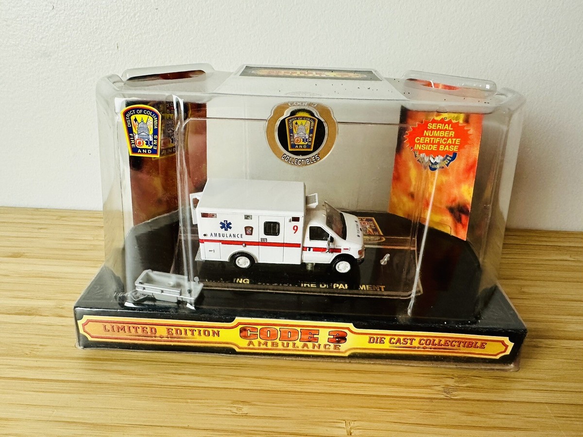 Code 3 Washington D.C. Fire Department Ambulance 9 - #12060 | eBay