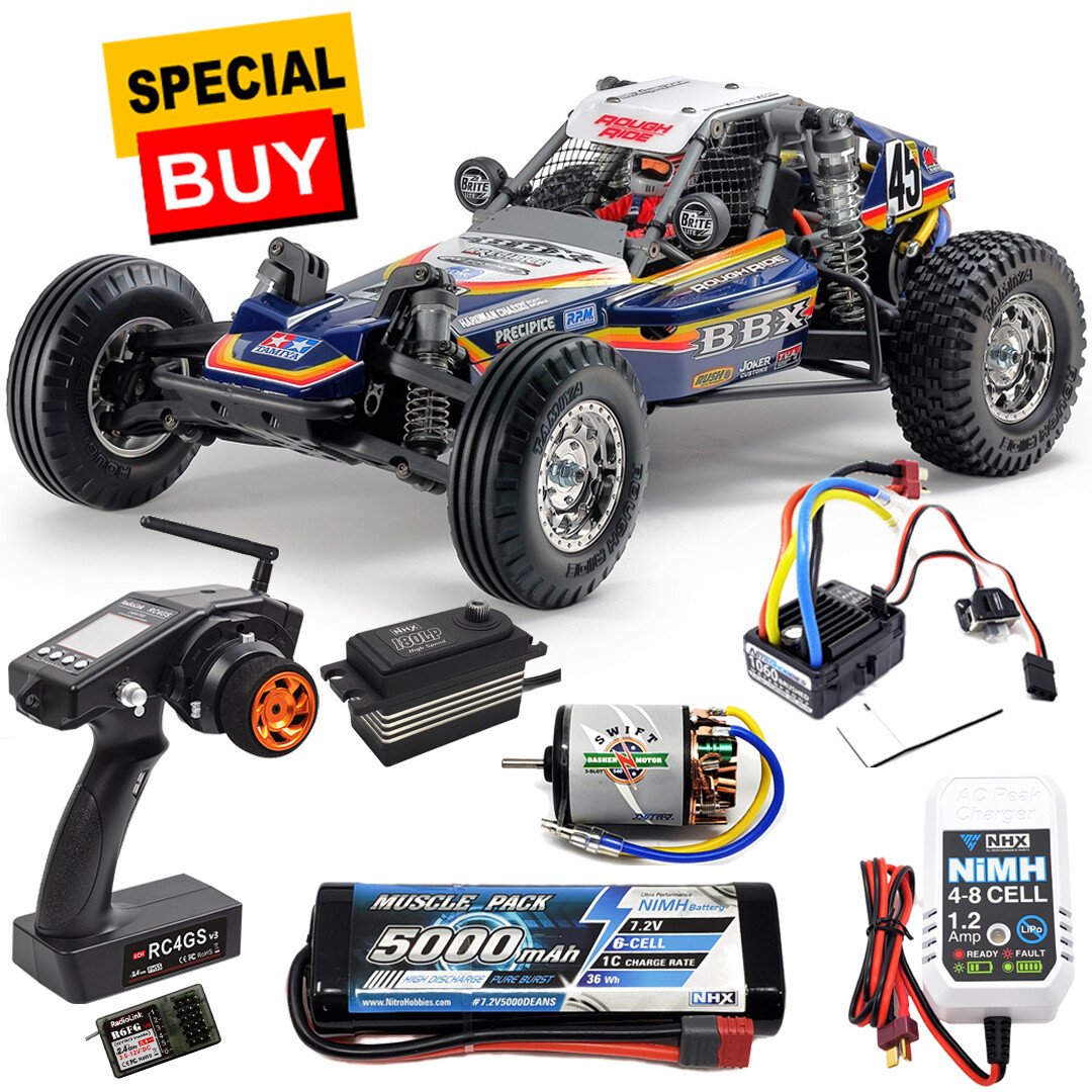 Tamiya 1/10 RC BBX High Performance 2WD Off-Road Buggy Complete
