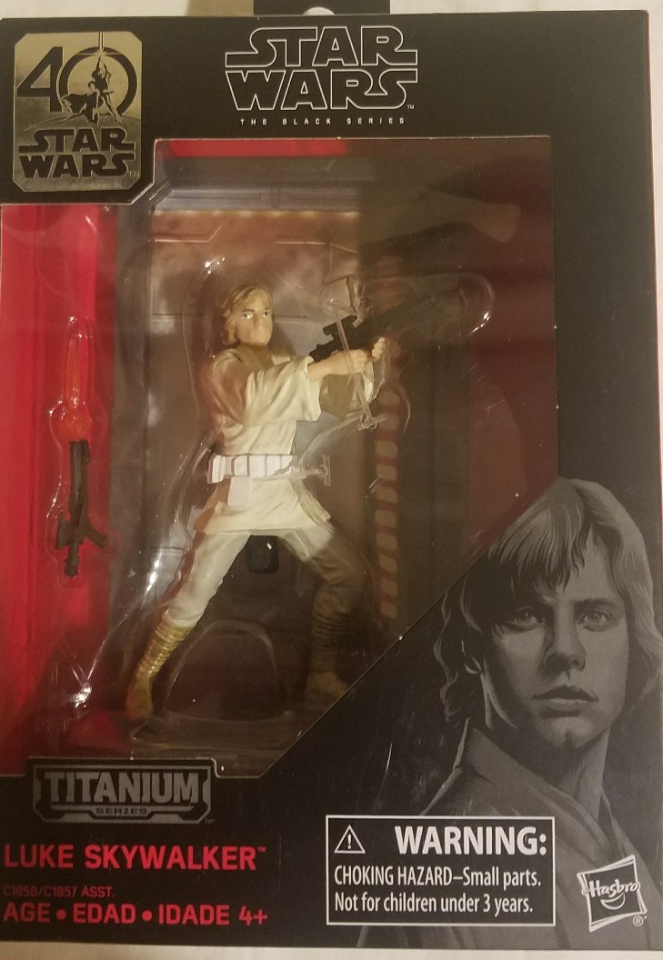 2017 STAR WARS 40TH ANNIVERSARY TITANIUM SERIES LUKE SKYWALKER