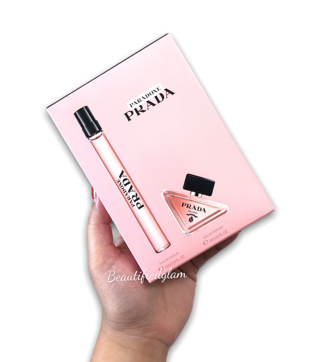 PRADA Paradoxe 2PC Mini Gift Set EDP Spray FOR WOMEN, .23oz