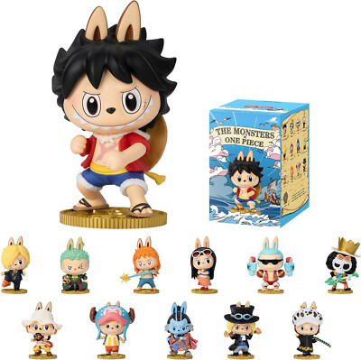 USA* AUTHENTIC POP MART LABUBU THE MONSTERS X ONE PIECE SERIES