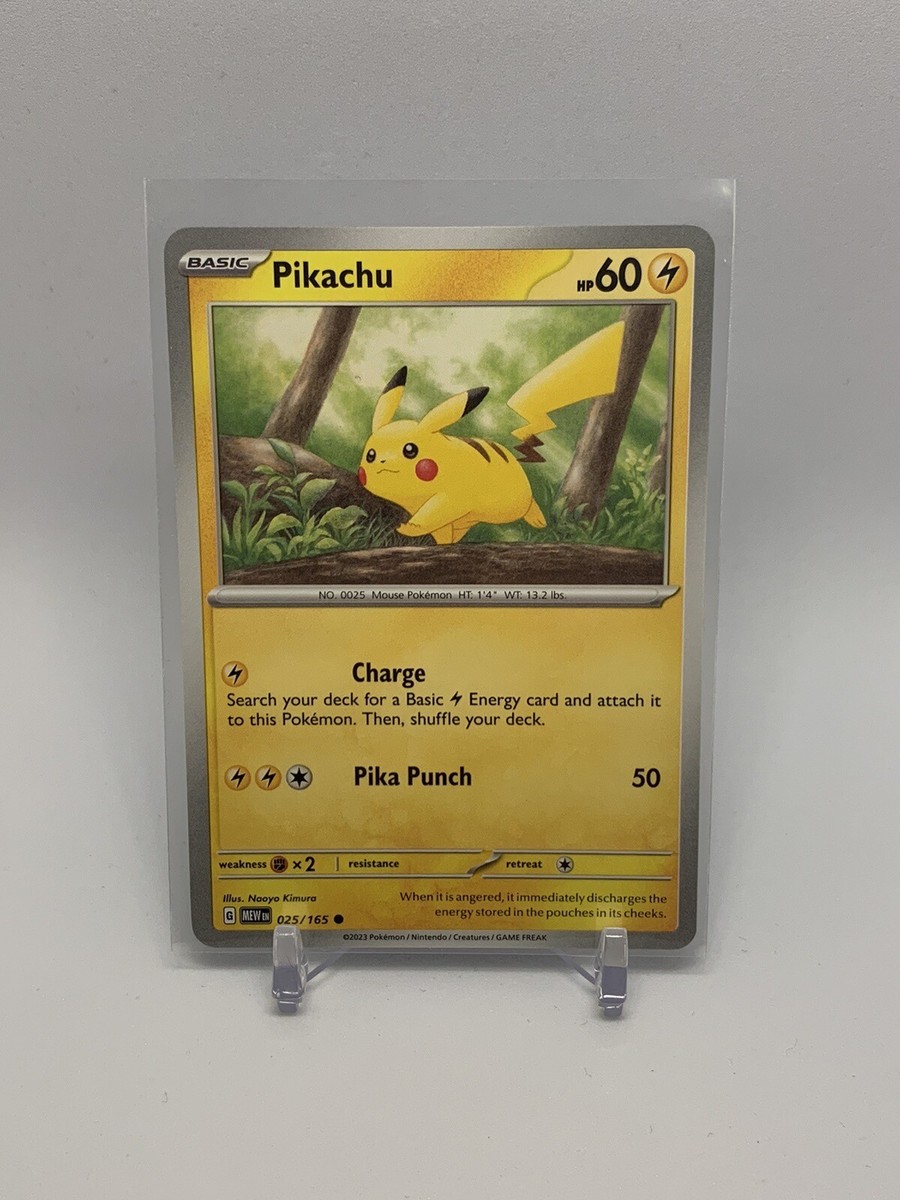 Pokemon Pikachu - 025/165 Scarlet & Violet - 151 Non Holo | eBay