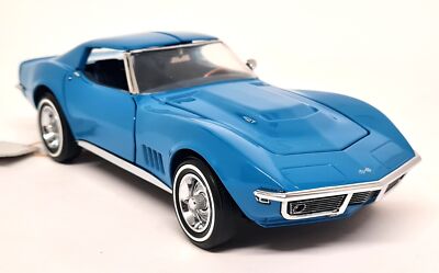 Franklin Mint 1/24 Chevrolet Corvette Stingray L88 1968 Blue