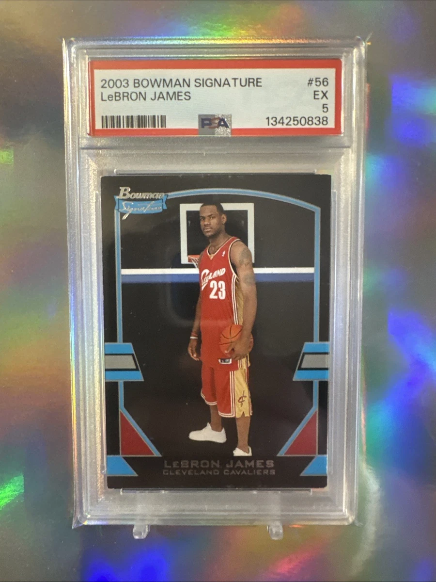 Bowman LeBron James Basketball Rookie Sports Trading Cards