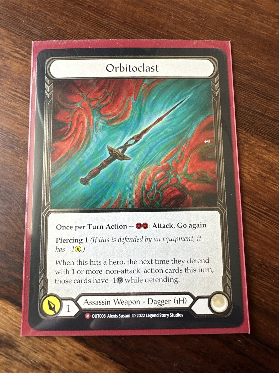 Flesh and Blood FAB Orbitoclast (OUT008) Near Mint Cold Foil