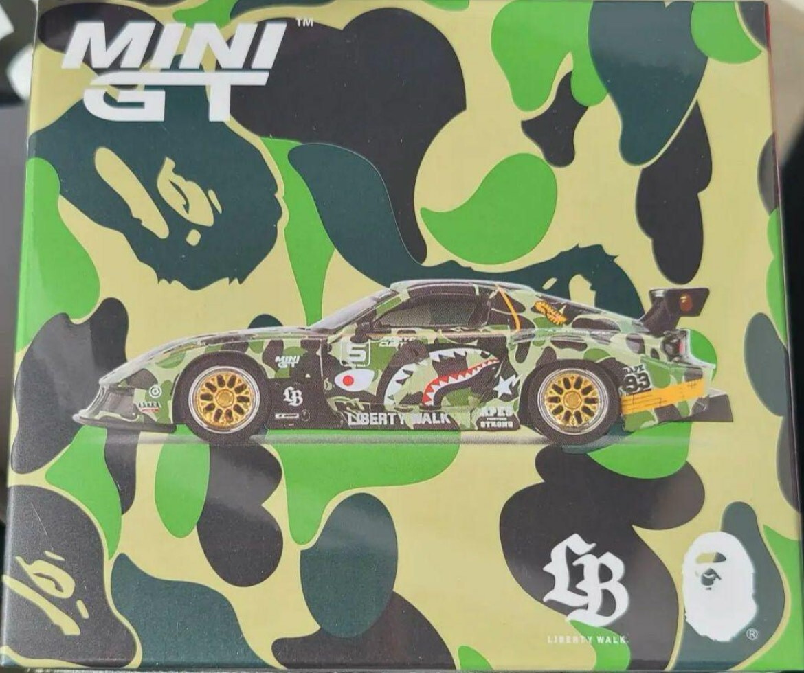 Tokyo Auto Salon 2025 MINI GT BAPE LBWK Mazda RX-7 LB Super