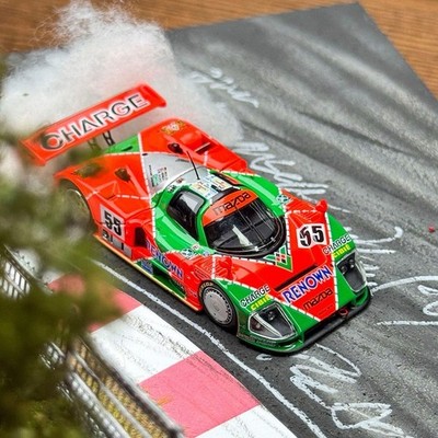 1:64 MotorHelix Mazda 787B Le Mans Winner Diecast Toy Car Model