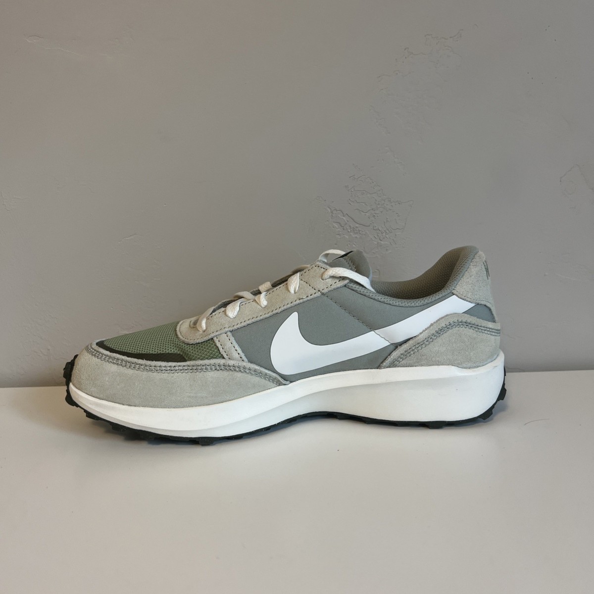 Nike Waffle Debut Sneakers Jade Horizon Sail Oil Green Men's Size