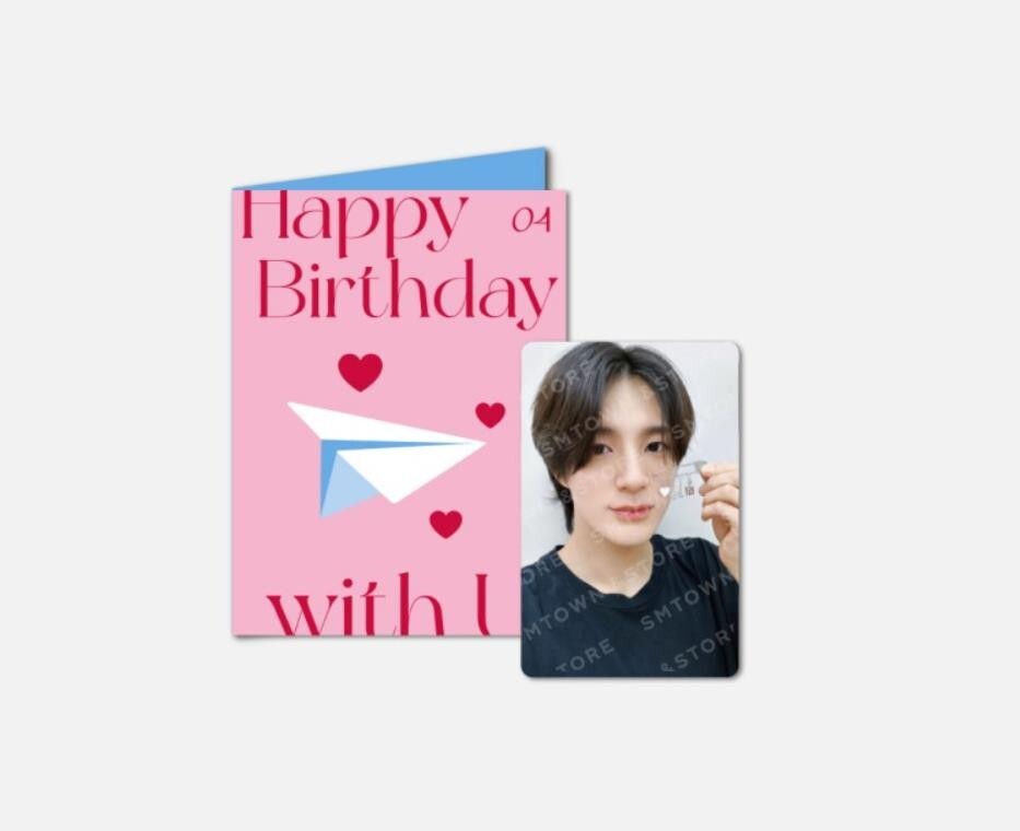 JENO NCT DREAM SMTOWN OFFICIAL MD 2023 ARTIST BIRTHDAY CARD +