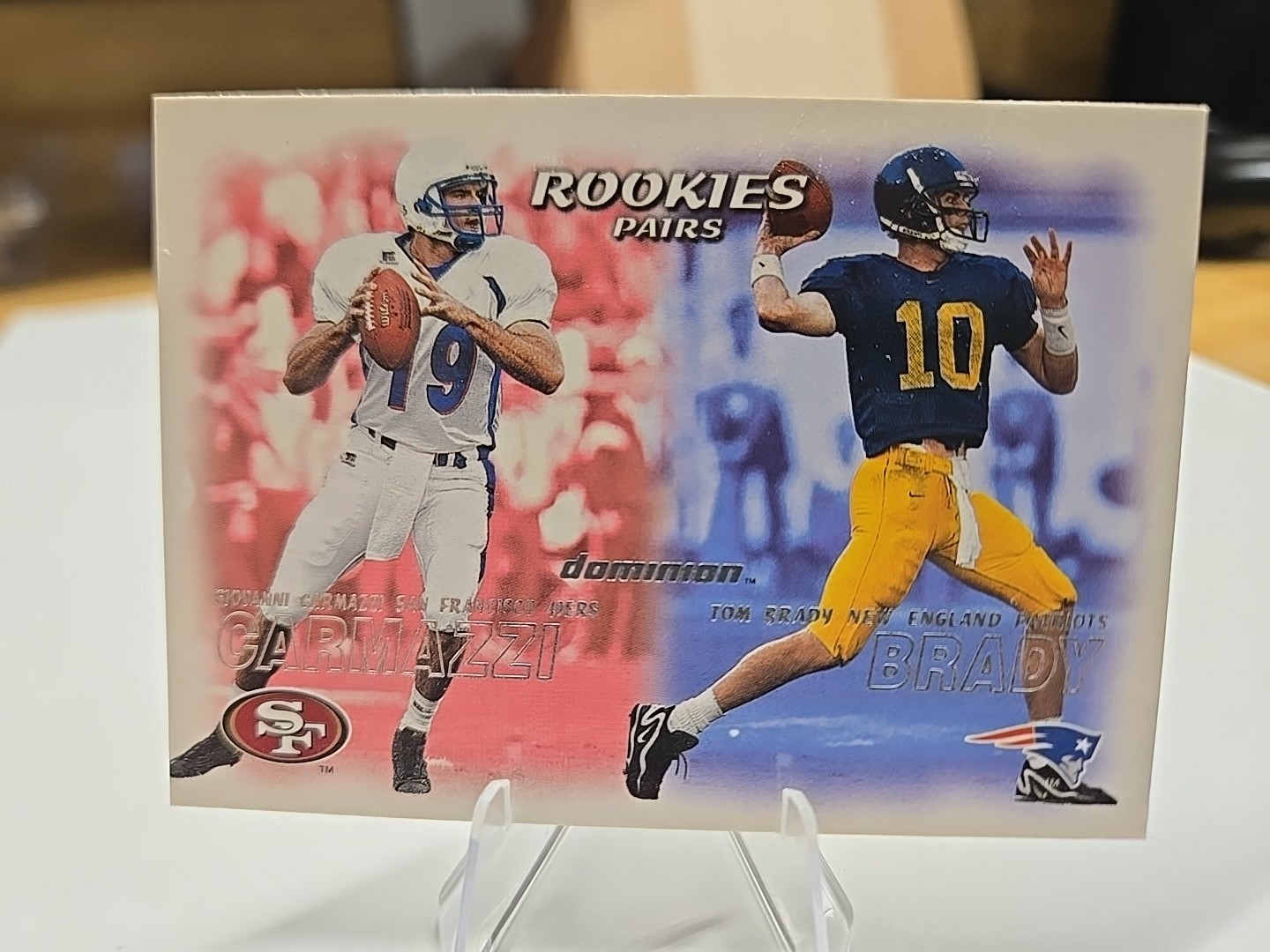 Tom Brady 2000 Skybox Dominion #234 Rookies Pairs Price Guide