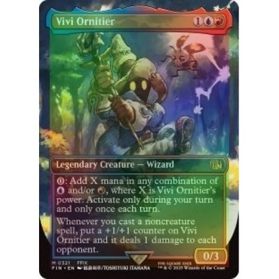 Foil Vivi Ornitier (borderless) M/NM Magic: The Gathering MTG