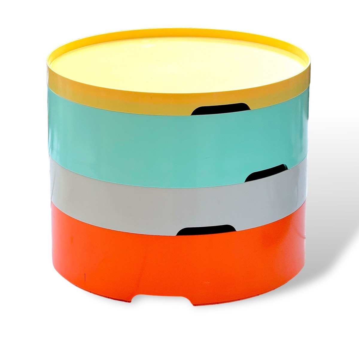 Vintage Ikea PS 2014 Retro Round Colorful Plastic Compartment