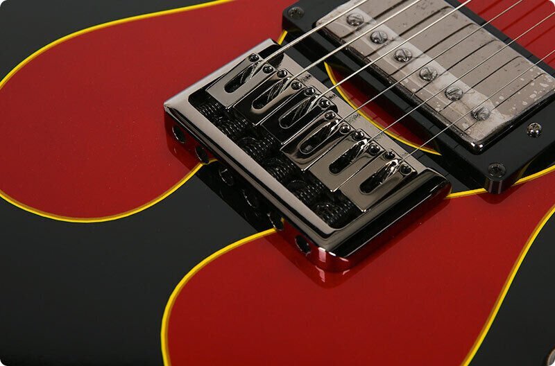 Kramer Pariah Double Cut HH Unique Design Graphic Fire Flame