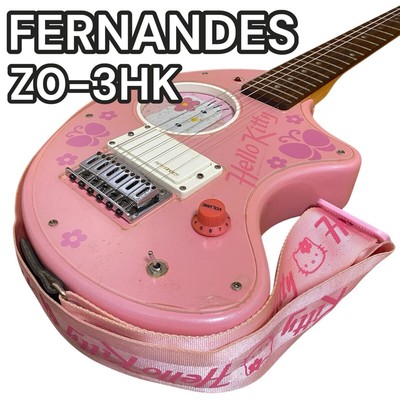Electric Guitar Fernandes ZO-3HK Hello Kitty Zo-san Pink with