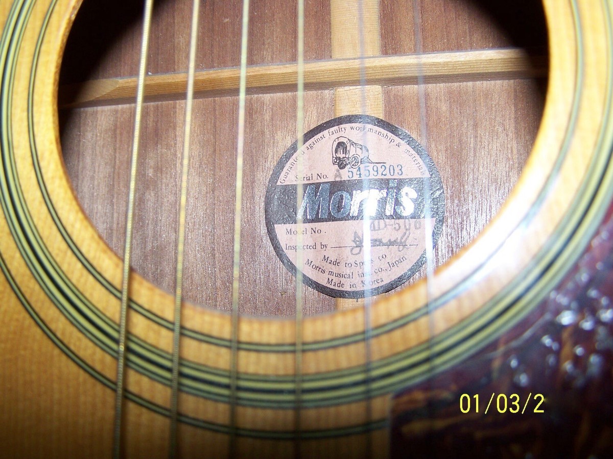 Morris MD-506 Full Size Acoustic Guitar | eBay