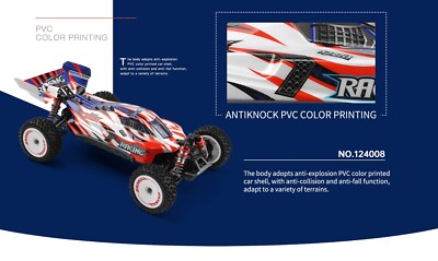 NEW WLtoys 124008 1/12 4WD 2.4G 60km/h High Speed Brushless Motor