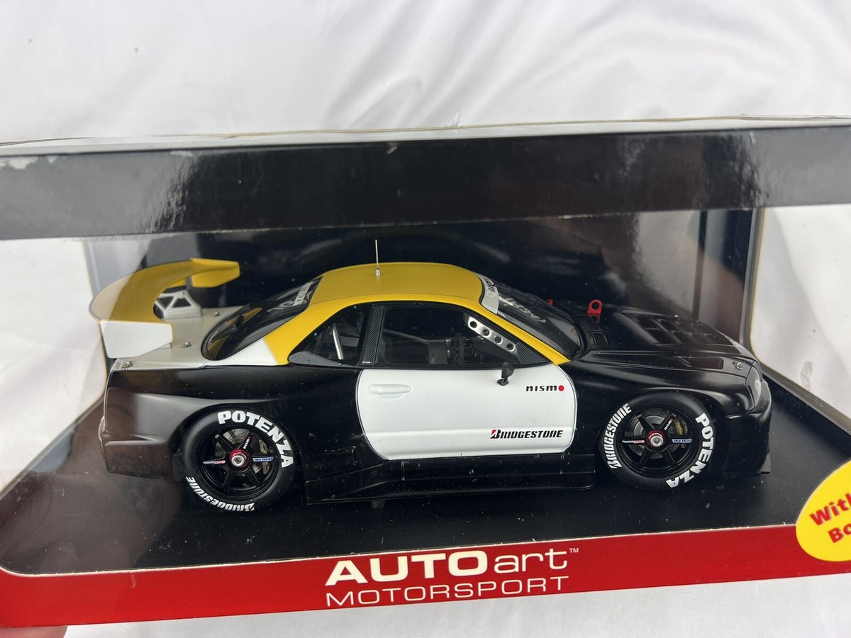 RARE 2001 Nissan Skyline JGTC Test Car (R34) 1:18 Autoart DieCast