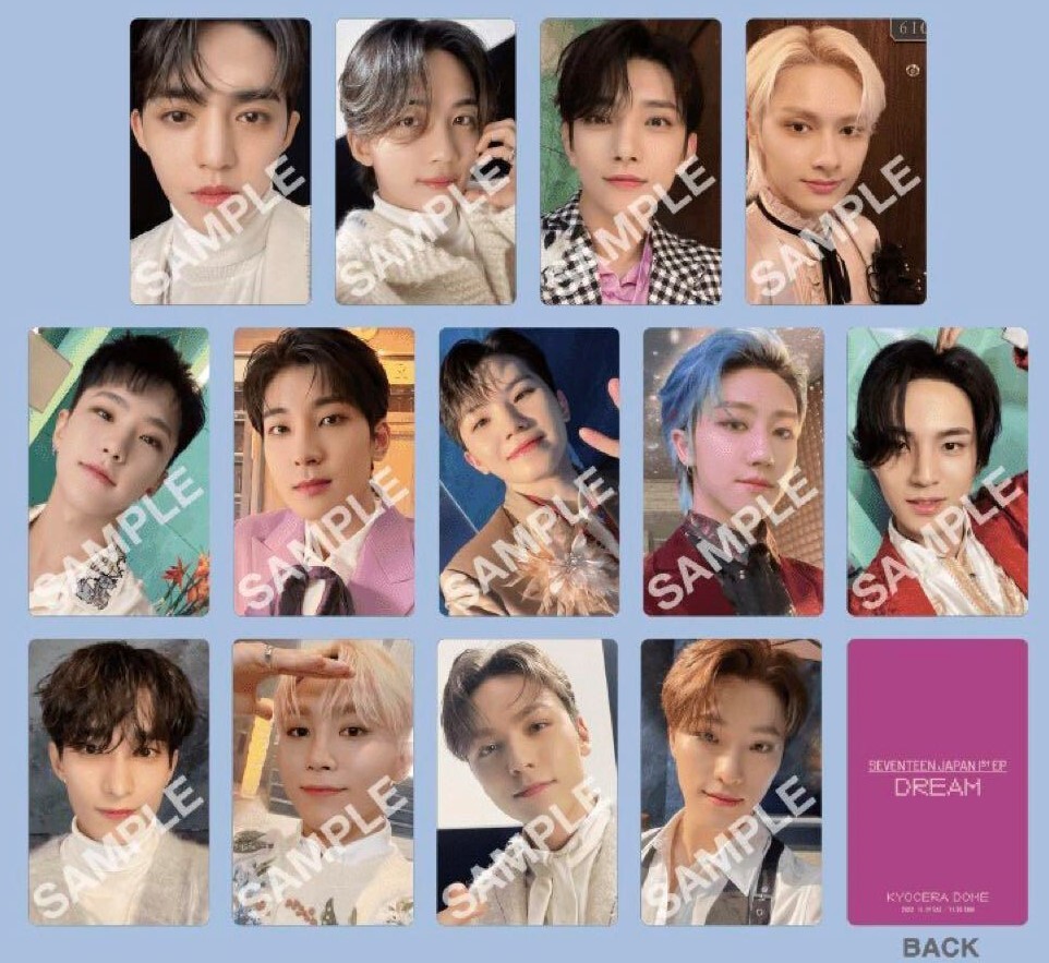 SEVENTEEN DREAM BE THE SUN JAPAN OSAKA Limited Official photocard