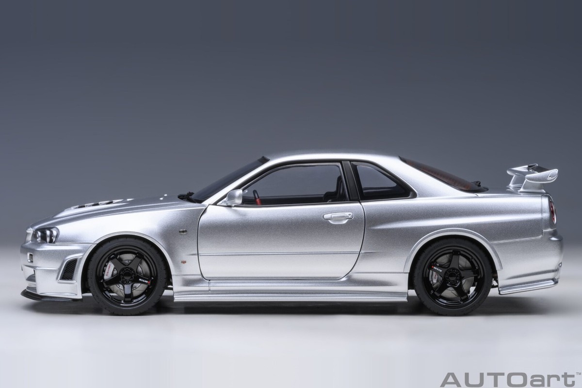 NISSAN SKYLINE GT-R (R34) NISMO Z-TUNE SILVER by AUTOart 1:18