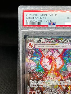 PSA 10 Charizard ex SAR 134/108 Ruler of the Black Flame Pokemon