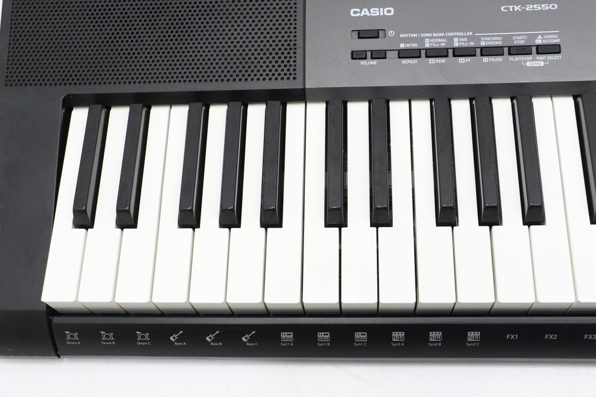 CASIO 電子ピアノ CTK-2550 Casio CTK-2550、純正スタンド付き Casio