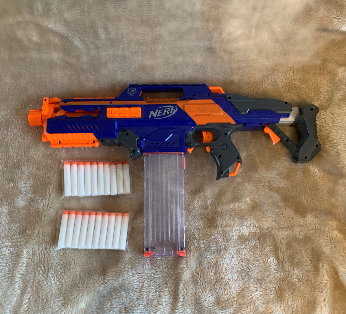 Nerf Rapidstrike CS-18 Blaster Gun With 20 White Darts N-strike