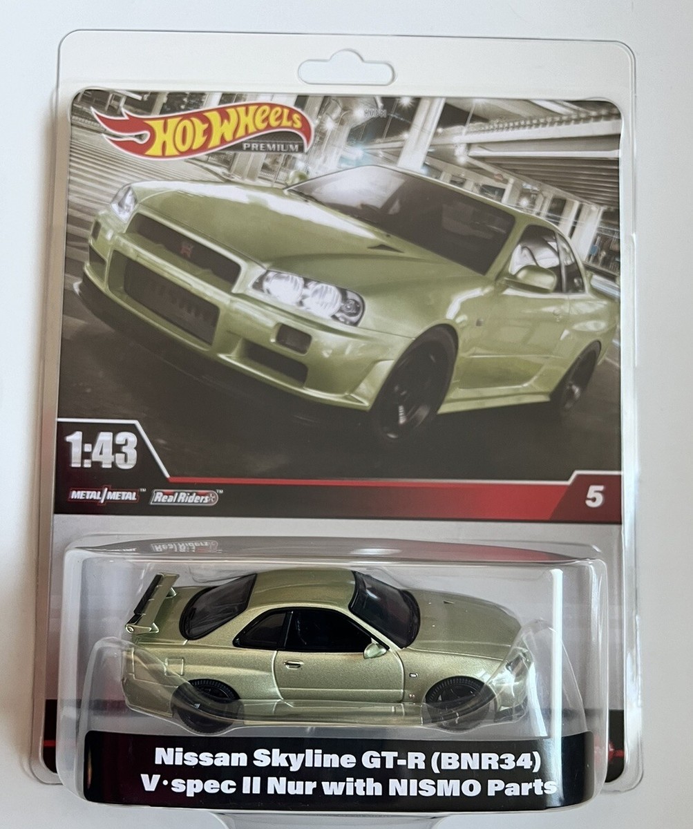 Hot Wheels Nissan Skyline GT-R (BNR34) V•spec II Nur With NISMO