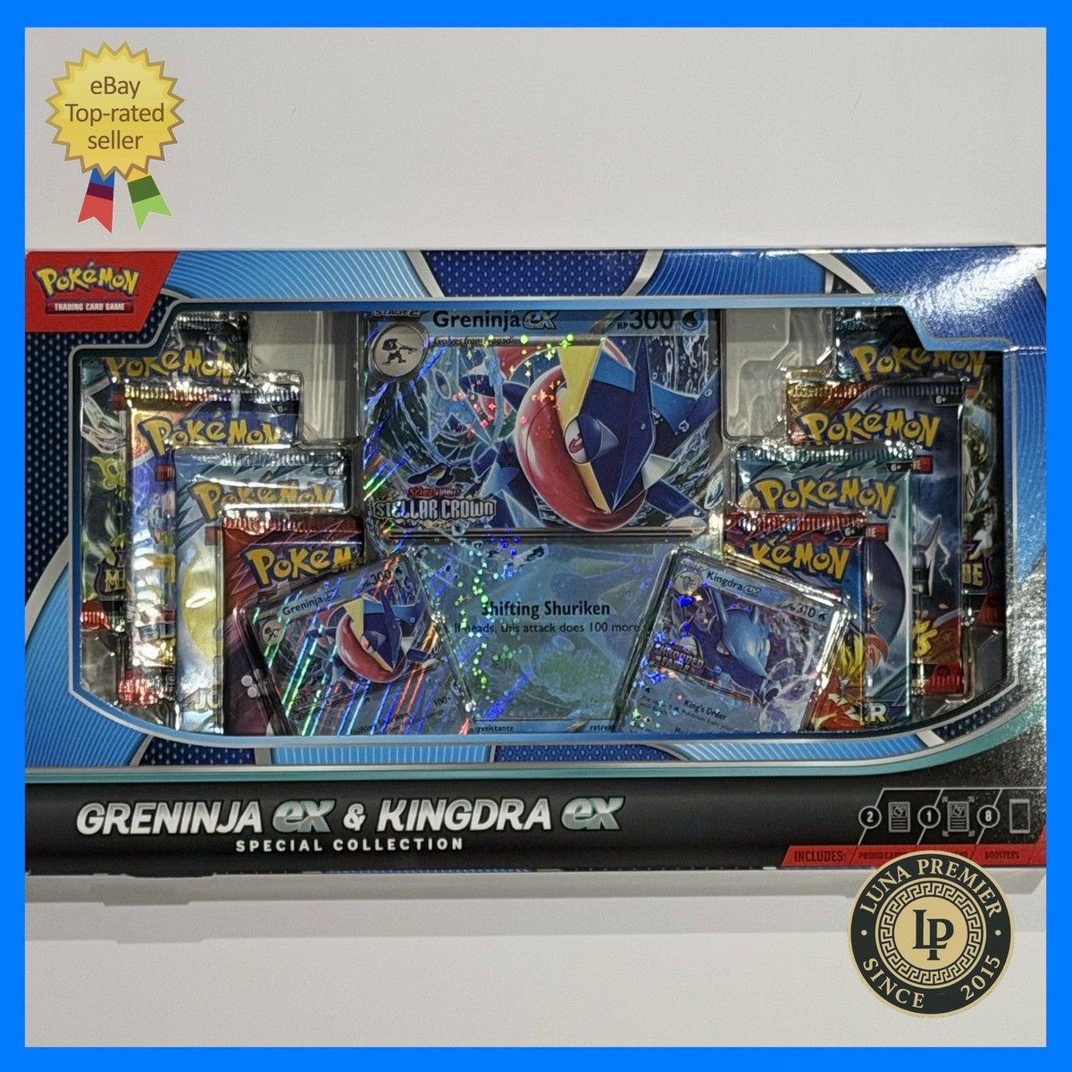 Pokemon Trading Card Game Greninja ex and Kingdra ex Special