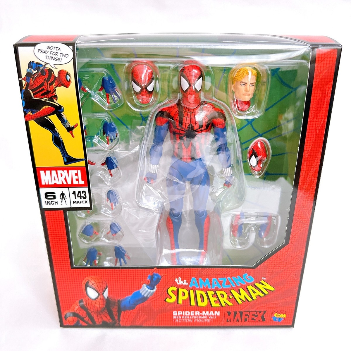 MEDICOM TOY MAFEX No.143 SPIDER-MAN Ben Reilly Comic Ver. Action