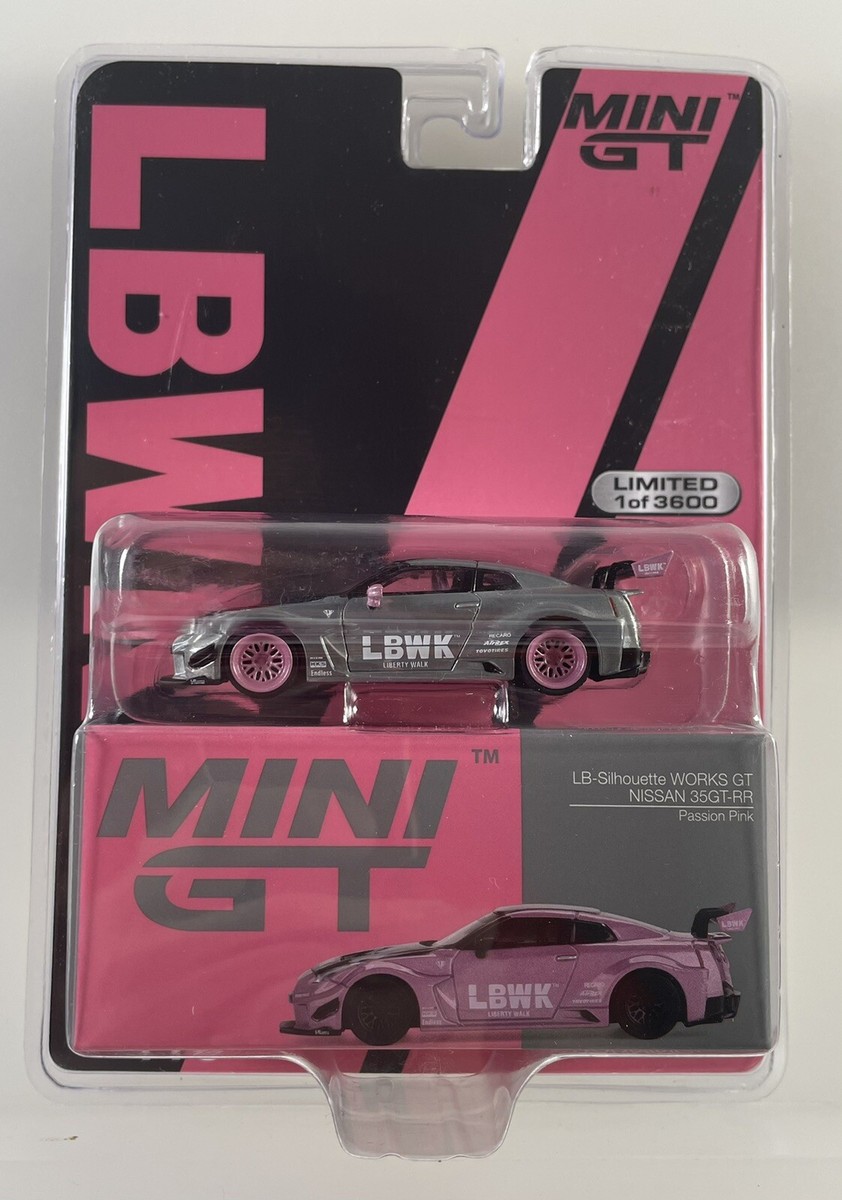 Mini GT LB-Silhouette WORKS GT NISSAN 35GT-RR Passion Pink 1/64