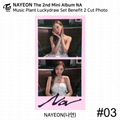 TWICE Nayeon The 2nd Mini Album NA Music Plant Lucky Draw