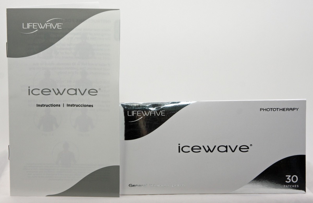 LifeWave IceWave, 30 Patches - Pain Relief Non-Drug - Exp. 8/2026