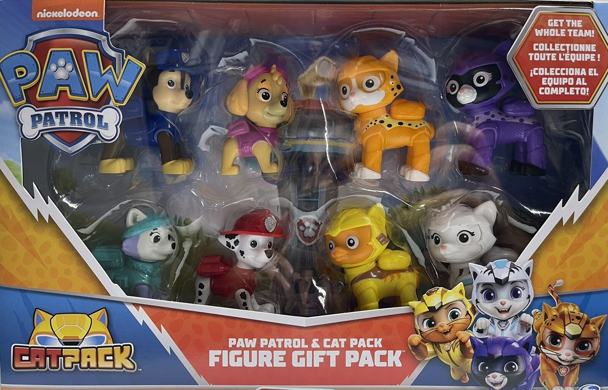 PAW PATROL & CAT 8 PACK FIGURE GIFT PACK | eBay