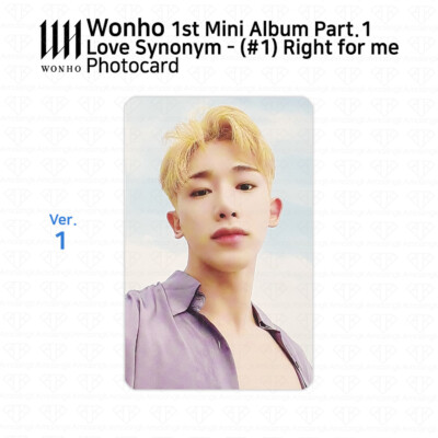 Wonho 1st Mini Album Love Synonym #1 Right for me Official