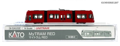 N Scale Kato 14-805-2 My Tram (Red) Streetcar Strassenbahn Hiroden