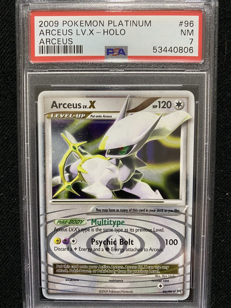 2009 Pokemon Platinum Arceus Arceus Lv. X Holo 96/99 PSA 7 NM | eBay