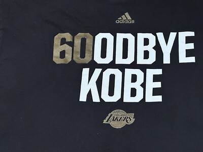 LOS ANGELES LAKERS Adidas Goodbye Kobe Bryant 60 Point Farewell