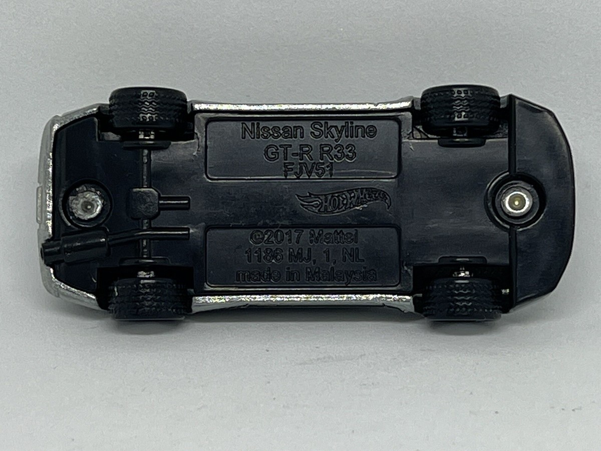 Hot Wheels NISSAN SKYLINE GT-R R33 ZAMAC Factory Test Run