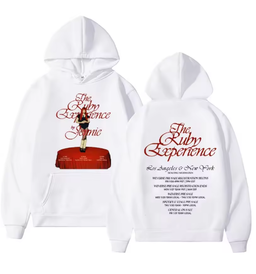 Jennie Blackpink The Ruby Experience Hoodie Fan Merch Blink