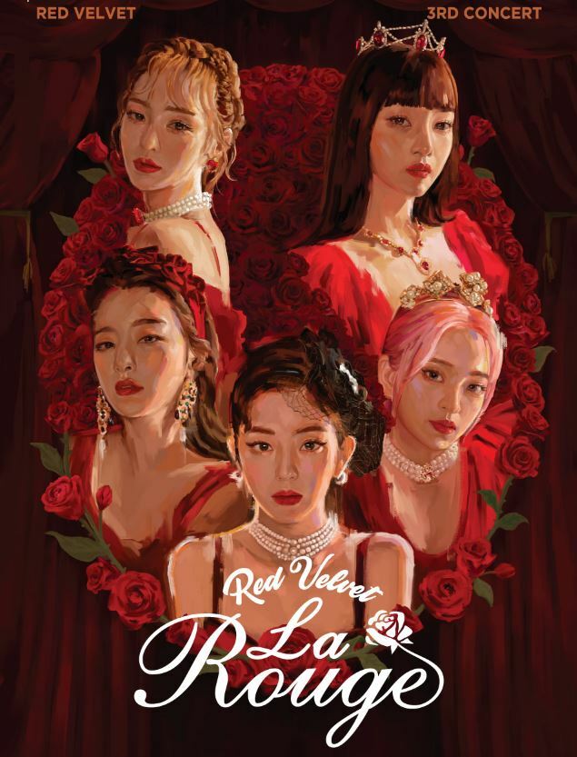 RED VELVET 3rd Concert La Rouge OFFICIAL GOODS POSTER NEW | eBay
