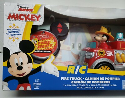 Disney Junior Radio Control Fire Truck Mickey Mouse RC Car 2.4 GHz