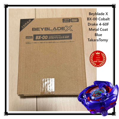 Beyblade X BX-00 Cobalt Drake 4-60F Metal Coat Blue TakaraTomy New